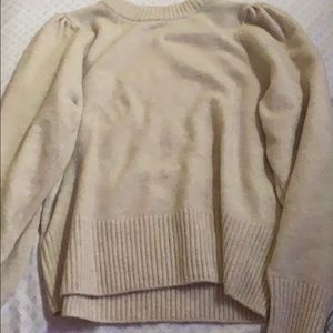 h&m cream sweater